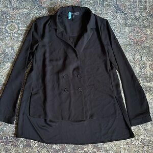 BcbgMaxazria double breasted button up blouse